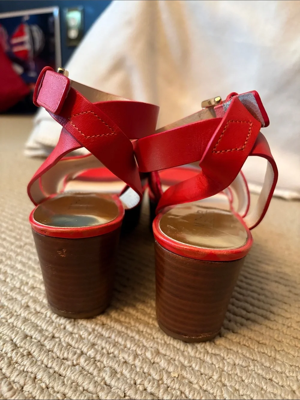 Michael Kors Leather Wedges